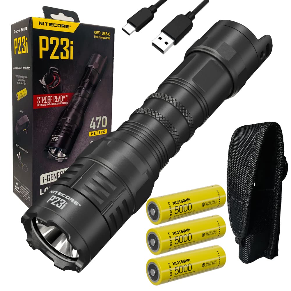 Amazon.co.jp: Nitecore P23i 長距離懐中電灯 -3000ルーメン 予備